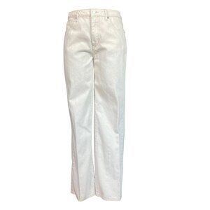 BP Jeans Womens Sz 29 Light Beige High Rise Flare Jeans#137W